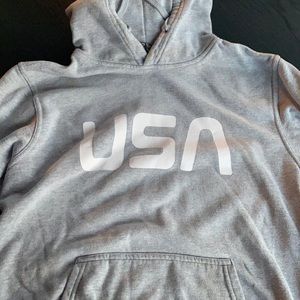 The North face hoodie USA collaboration